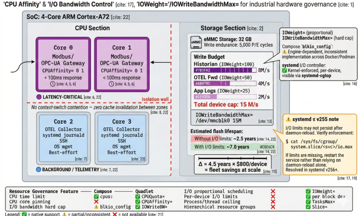 CPU affinity pinning workloads to cores